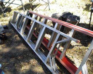 Fiberglass and aluminum ladders