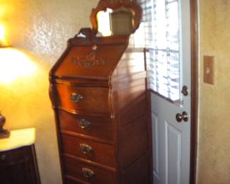 Lingerie chest with drop front 