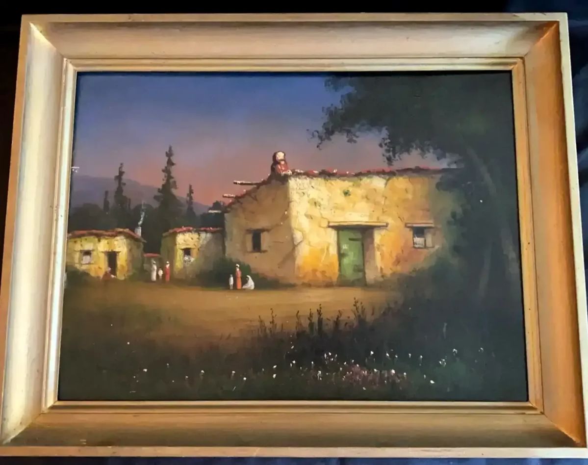 James Everett Stuart (1852–1941). Known for his masterful landscapes of the American West and Mexico, Stuart produced over 5,000 paintings during his career. His works appear in museum collections including the de Young Museum, Crocker Art Museum, and Oakland Museum of California. This piece reflects his late-career focus on architectural and regional scenes, combining painterly realism with rich color and historic appeal—making it an excellent acquisition for collectors of early 20th-century Western art.