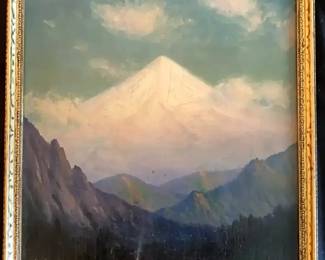 James Everett Stuart (1852–1941). Known for his masterful landscapes of the American West and Mexico, Stuart produced over 5,000 paintings during his career. His works appear in museum collections including the de Young Museum, Crocker Art Museum, and Oakland Museum of California. This piece reflects his late-career focus on architectural and regional scenes, combining painterly realism with rich color and historic appeal—making it an excellent acquisition for collectors of early 20th-century Western art.
