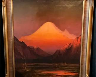 James Everett Stuart (1852–1941). Known for his masterful landscapes of the American West and Mexico, Stuart produced over 5,000 paintings during his career. His works appear in museum collections including the de Young Museum, Crocker Art Museum, and Oakland Museum of California. This piece reflects his late-career focus on architectural and regional scenes, combining painterly realism with rich color and historic appeal—making it an excellent acquisition for collectors of early 20th-century Western art.