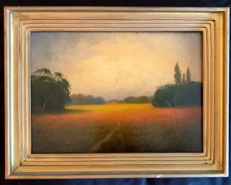 James Everett Stuart (1852–1941). Known for his masterful landscapes of the American West and Mexico, Stuart produced over 5,000 paintings during his career. His works appear in museum collections including the de Young Museum, Crocker Art Museum, and Oakland Museum of California. This piece reflects his late-career focus on architectural and regional scenes, combining painterly realism with rich color and historic appeal—making it an excellent acquisition for collectors of early 20th-century Western art.