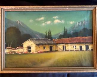 James Everett Stuart (1852–1941). Known for his masterful landscapes of the American West and Mexico, Stuart produced over 5,000 paintings during his career. His works appear in museum collections including the de Young Museum, Crocker Art Museum, and Oakland Museum of California. This piece reflects his late-career focus on architectural and regional scenes, combining painterly realism with rich color and historic appeal—making it an excellent acquisition for collectors of early 20th-century Western art.