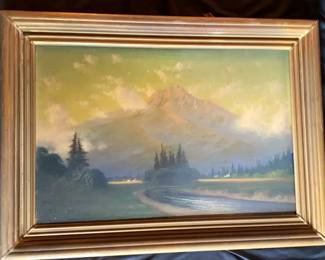 James Everett Stuart (1852–1941). Known for his masterful landscapes of the American West and Mexico, Stuart produced over 5,000 paintings during his career. His works appear in museum collections including the de Young Museum, Crocker Art Museum, and Oakland Museum of California. This piece reflects his late-career focus on architectural and regional scenes, combining painterly realism with rich color and historic appeal—making it an excellent acquisition for collectors of early 20th-century Western art.