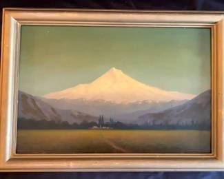 James Everett Stuart (1852–1941). Known for his masterful landscapes of the American West and Mexico, Stuart produced over 5,000 paintings during his career. His works appear in museum collections including the de Young Museum, Crocker Art Museum, and Oakland Museum of California. This piece reflects his late-career focus on architectural and regional scenes, combining painterly realism with rich color and historic appeal—making it an excellent acquisition for collectors of early 20th-century Western art.