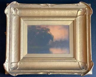 James Everett Stuart (1852–1941). Known for his masterful landscapes of the American West and Mexico, Stuart produced over 5,000 paintings during his career. His works appear in museum collections including the de Young Museum, Crocker Art Museum, and Oakland Museum of California. This piece reflects his late-career focus on architectural and regional scenes, combining painterly realism with rich color and historic appeal—making it an excellent acquisition for collectors of early 20th-century Western art.