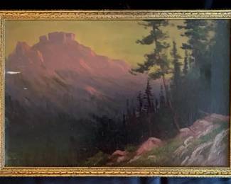 James Everett Stuart (1852–1941). Known for his masterful landscapes of the American West and Mexico, Stuart produced over 5,000 paintings during his career. His works appear in museum collections including the de Young Museum, Crocker Art Museum, and Oakland Museum of California. This piece reflects his late-career focus on architectural and regional scenes, combining painterly realism with rich color and historic appeal—making it an excellent acquisition for collectors of early 20th-century Western art.