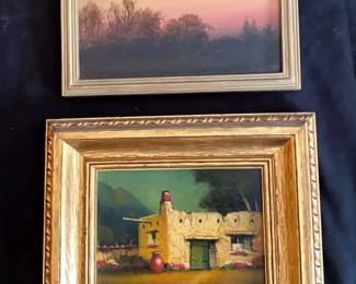 James Everett Stuart (1852–1941). Known for his masterful landscapes of the American West and Mexico, Stuart produced over 5,000 paintings during his career. His works appear in museum collections including the de Young Museum, Crocker Art Museum, and Oakland Museum of California. This piece reflects his late-career focus on architectural and regional scenes, combining painterly realism with rich color and historic appeal—making it an excellent acquisition for collectors of early 20th-century Western art.