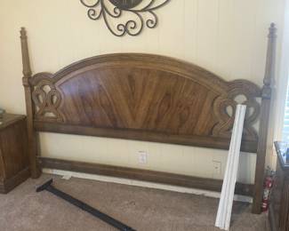 Wooden king size headboard