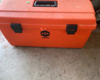 Tool box with tools