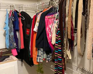 Ladies upscale top,  pants and sweaters.