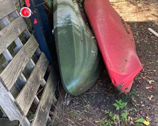 Two kayaks