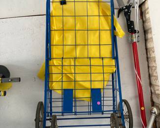 Fold up rolling cart