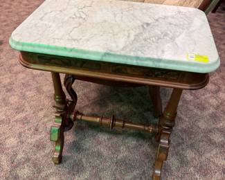 Marble Top Eastlake Table