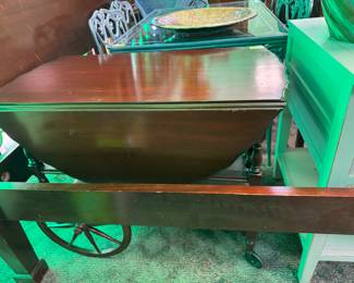 Mahogany Tea Cart