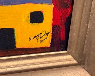 Detail of Signature (Mother of Well Known Alabama Artist Donny Finley)