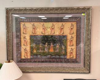 Large Pichwai Painting on Silk