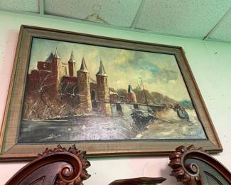 Original Signed oil on canvas