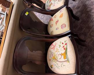 Empire Chairs w/ Needlepoint