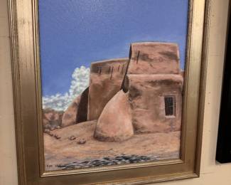 Original Painting by noted Alabama Pottery Expert Ron Countryman