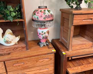 Hand Painted Gone w/ Wind Lamp