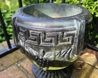 Cement Grape Design Planter