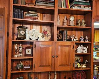 Books/ Brass Candlesticks