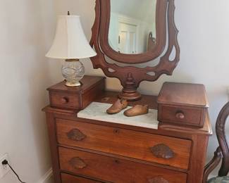 Antique Chest with Glove Boxes