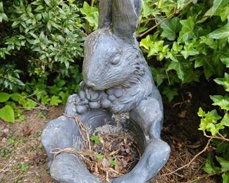 Cement Bunny Planter