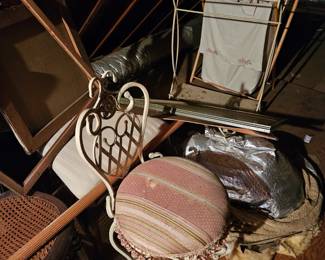 Attic Goodies/ Metal Chair