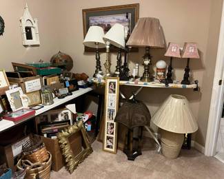 Frames and lamps