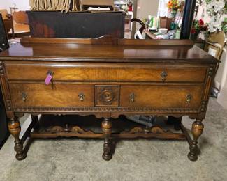 Buffet part of Jacobean dining room set