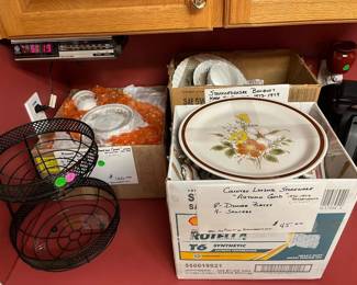 Dishware and china sets