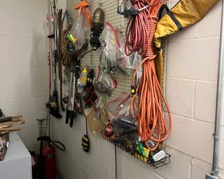 Tools and garage items