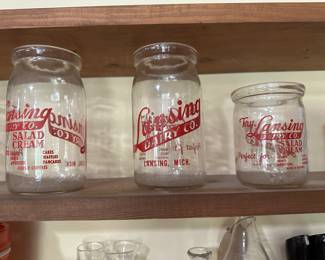 Lansing dairy bottles