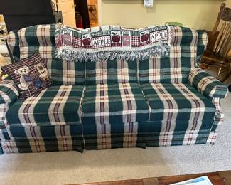 Plaid couch