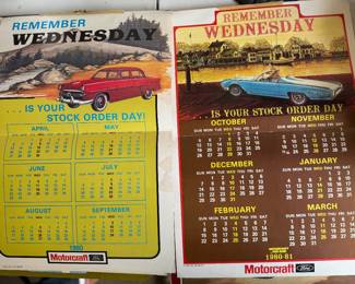 Vintage cars cakendar