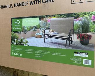 Two-person glider Bench - NEW in Box