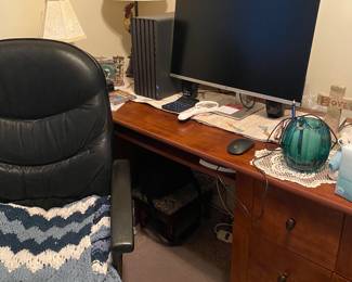 Desk and office chair
