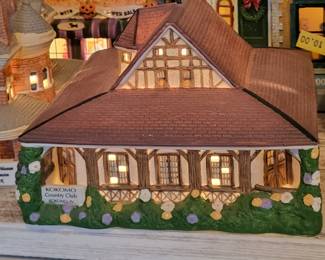 Ceramic Light Up Kokomo IN Country Club created by Artist Patty Host