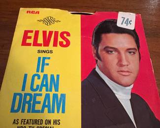 Vinyl LP "If I can Dream" by Elvis 45 RPM record Album