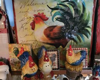Rooster Salt & Pepper Shakers