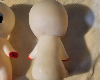 Vintage Rubber Bears Christmas ornaments "set of 2"