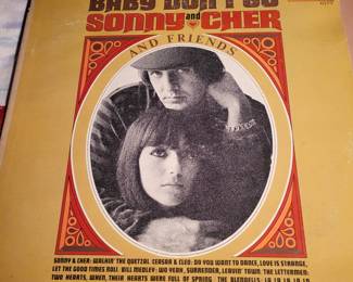 Vinyl LP "Baby Don't Go" by Sonny & Cher and Friends 33 RPM record Album