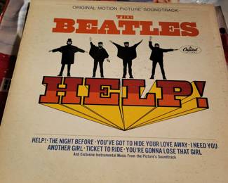 Vinyl LP "Help" by The Beatles 33 RPM record Album