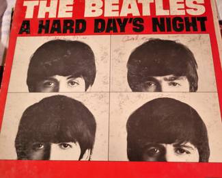 Vinyl LP "A Hard Day's Night" by The Beatles 33 RPM record Album