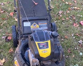 Brute 21-inch self-propelled gas lawn mower with a Briggs & Stratton engine