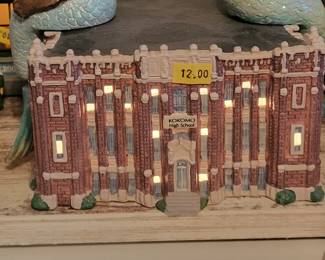 Ceramic Light Up Kokomo IN High School created by Artist Patty Host