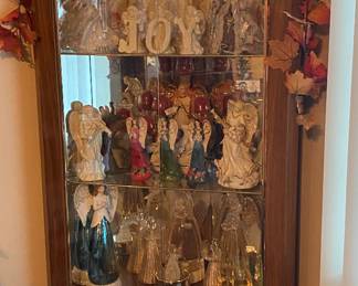 Another Lighted Corner Curio Cabinet