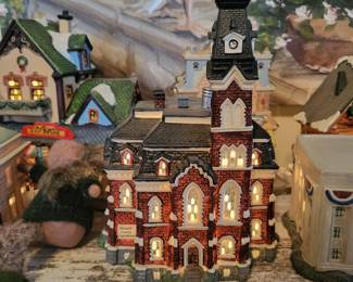 Ceramic Light Up Howard County Courthouse created by Artist Patty Host